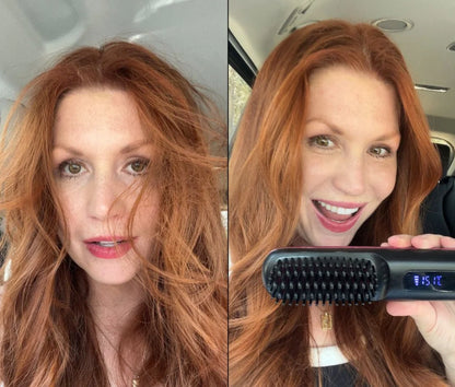 Portable Straightener Brush - GoBrush PRO