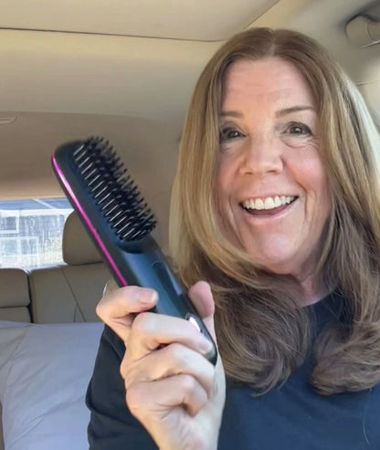 Portable Straightener Brush - GoBrush PRO