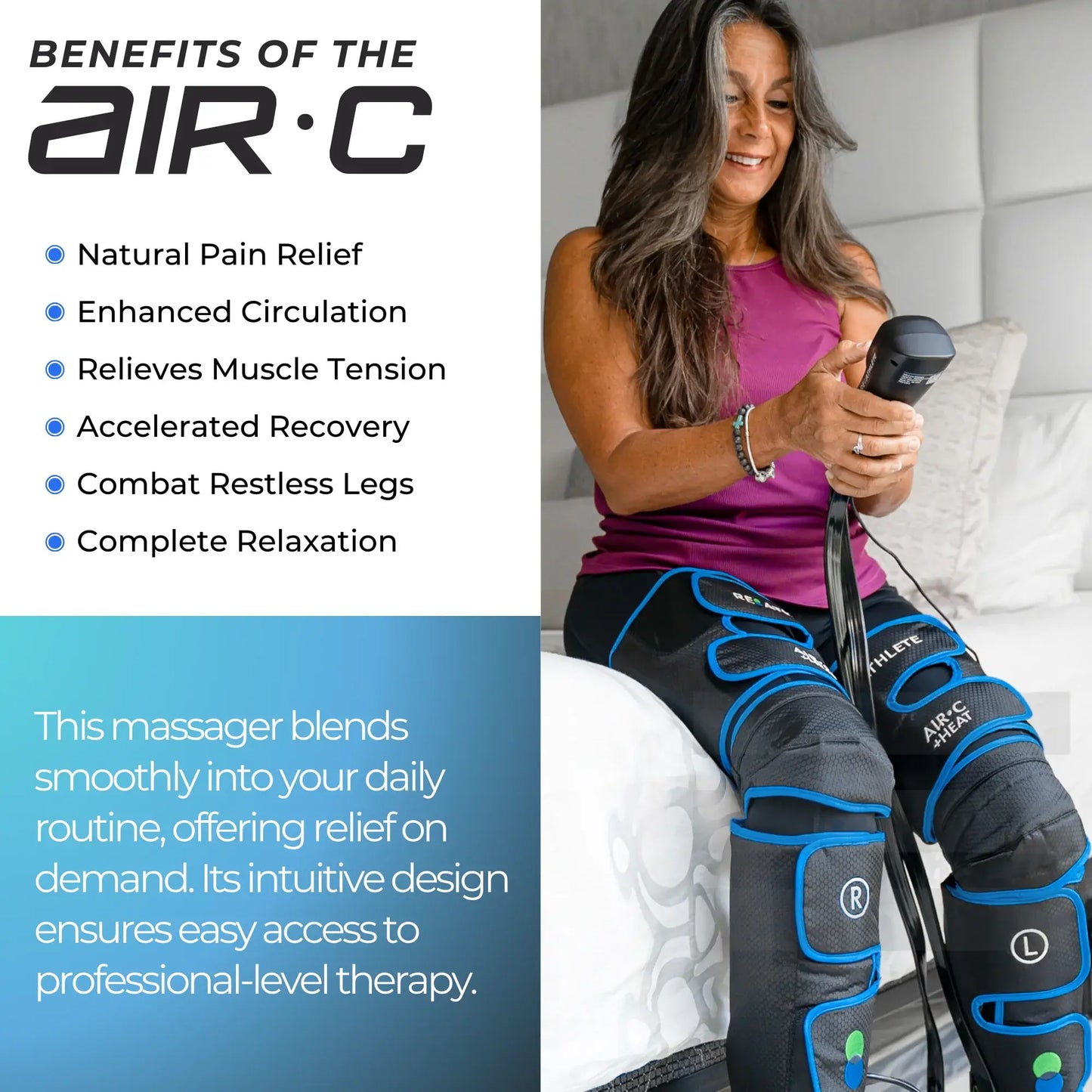 Air∙C PureRelief PRO+™ Total Leg Massager